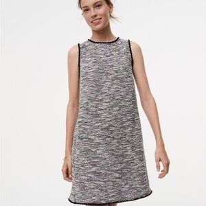 Loft Sleeveless Tweed Dress